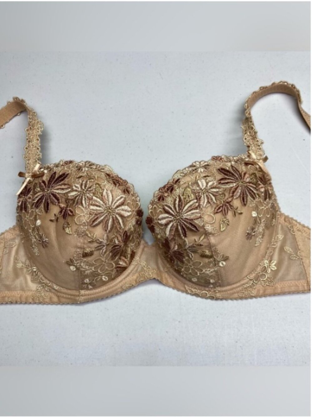 Wacoal Parfage Nude Floral Lace Lift Bra JP F65 (US~30G) NWOT *P1040